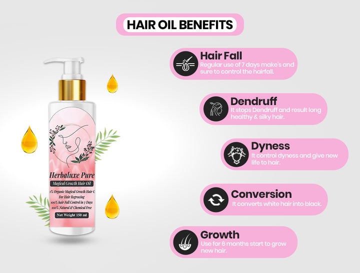 Herbaluxe Pure Magical Growth Hair Oil